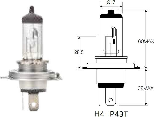 ACDelco ACH4 - Lampadina, Faro principale www.autoricambi360.it