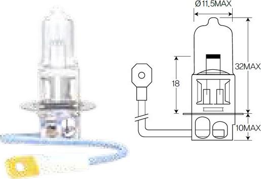 ACDelco ACH3 - Lampadina, Fendinebbia www.autoricambi360.it