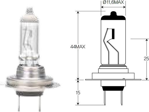 ACDelco ACH7 - Lampadina, Faro principale www.autoricambi360.it