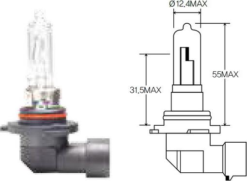 ACDelco ACHB3 - Lampadina, Faro principale www.autoricambi360.it