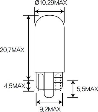 ACDelco ACT10 - Lampadina, Indicatore direzione www.autoricambi360.it
