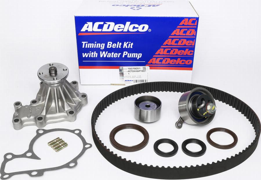 ACDelco ACTCKHWP1601 - Pompa acqua + Kit cinghie dentate www.autoricambi360.it