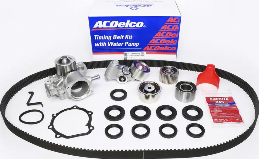 ACDelco ACTCKHWPT304 - Pompa acqua + Kit cinghie dentate www.autoricambi360.it