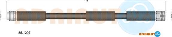 Adriauto 55.1297 - Flessibile del freno www.autoricambi360.it