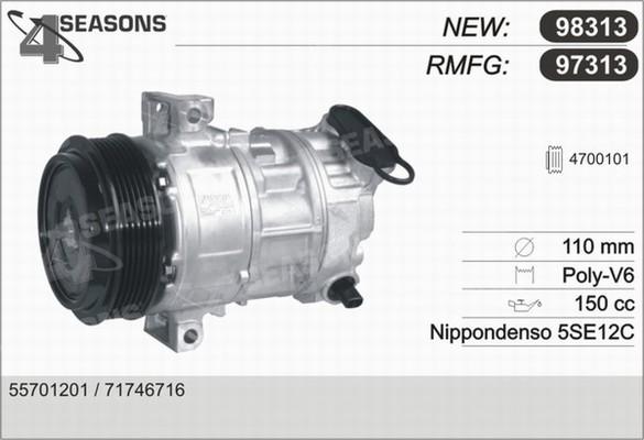 AHE 98313 - Compressore, Climatizzatore www.autoricambi360.it