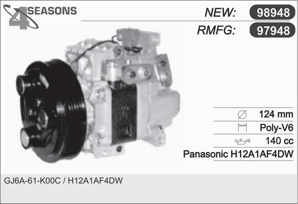 AHE 97948 - Compressore, Climatizzatore www.autoricambi360.it