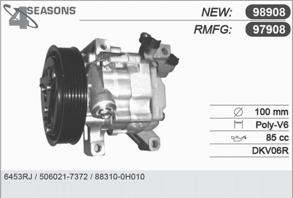 AHE 97908 - Compressore, Climatizzatore www.autoricambi360.it