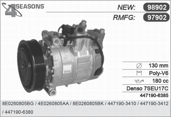 AHE 97902 - Compressore, Climatizzatore www.autoricambi360.it
