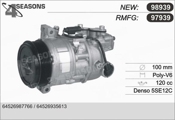 AHE 97939 - Compressore, Climatizzatore www.autoricambi360.it