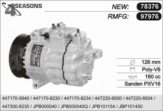 AHE 97976 - Compressore, Climatizzatore www.autoricambi360.it