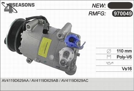 AHE 970049 - Compressore, Climatizzatore www.autoricambi360.it