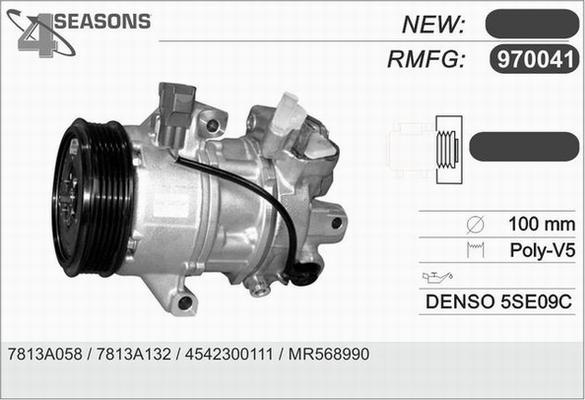 AHE 970041 - Compressore, Climatizzatore www.autoricambi360.it