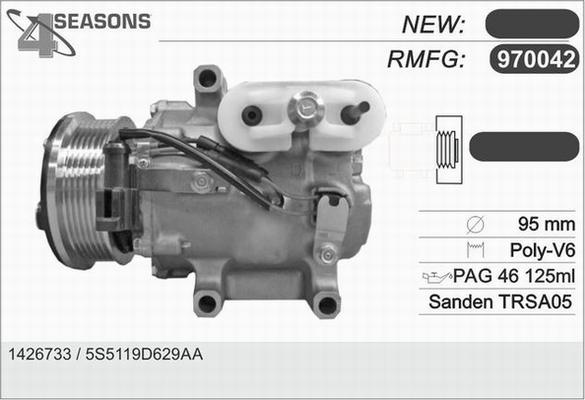 AHE 970042 - Compressore, Climatizzatore www.autoricambi360.it