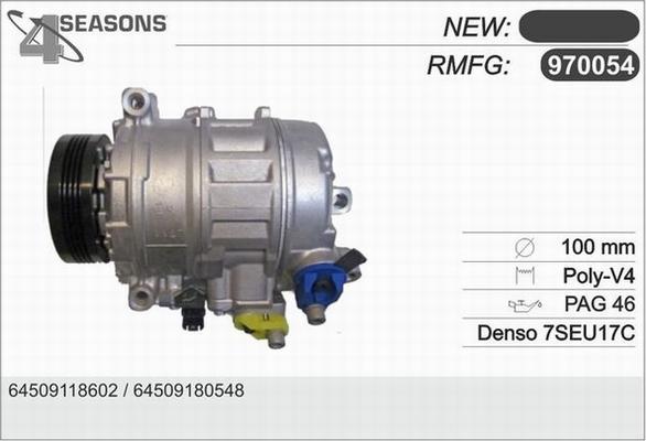 AHE 970054 - Compressore, Climatizzatore www.autoricambi360.it