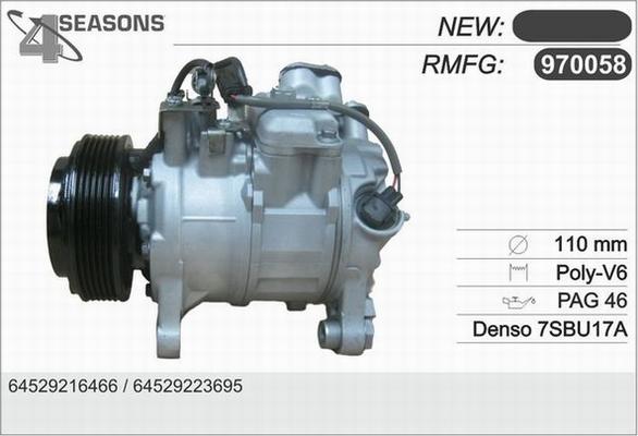 AHE 970058 - Compressore, Climatizzatore www.autoricambi360.it