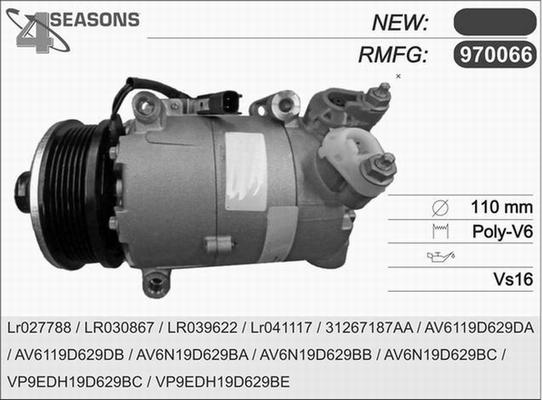AHE 970066 - Compressore, Climatizzatore www.autoricambi360.it