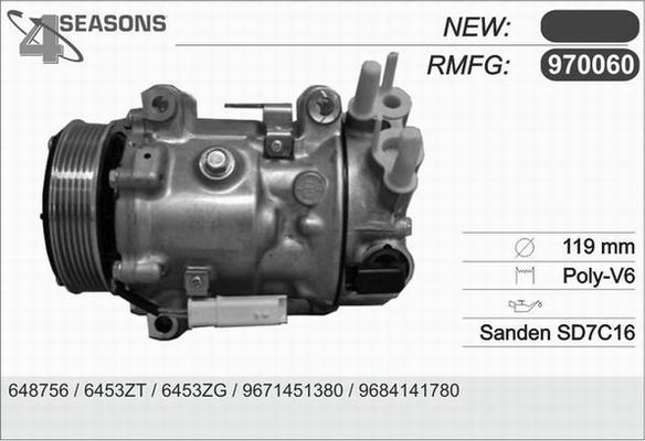 AHE 970060 - Compressore, Climatizzatore www.autoricambi360.it