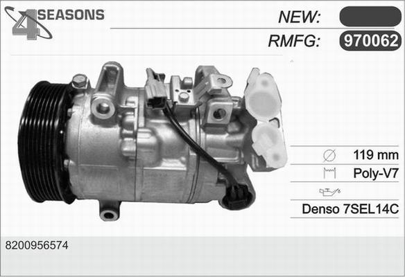 AHE 970062 - Compressore, Climatizzatore www.autoricambi360.it
