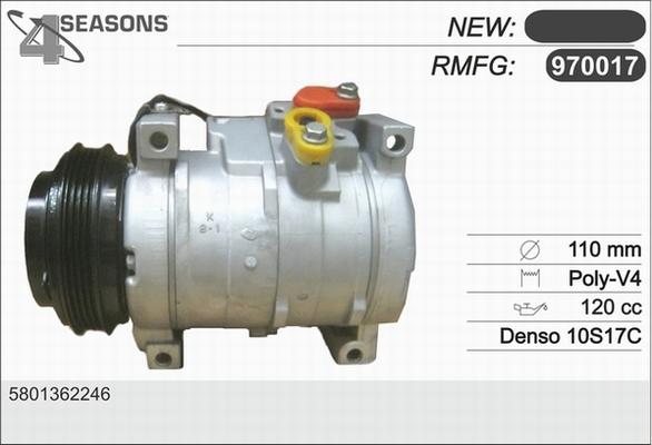 AHE 970017 - Compressore, Climatizzatore www.autoricambi360.it