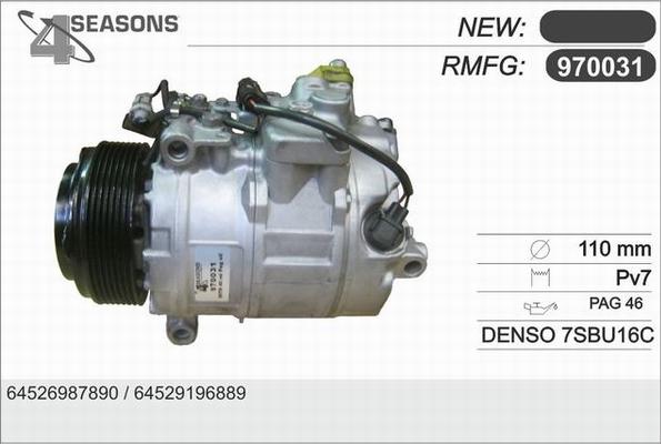AHE 970031 - Compressore, Climatizzatore www.autoricambi360.it