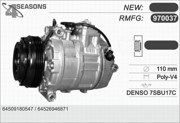 AHE 970037 - Compressore, Climatizzatore www.autoricambi360.it