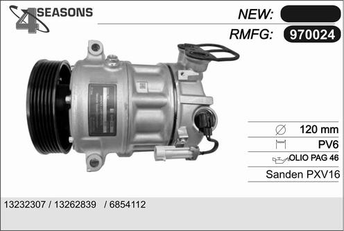 AHE 970024 - Compressore, Climatizzatore www.autoricambi360.it