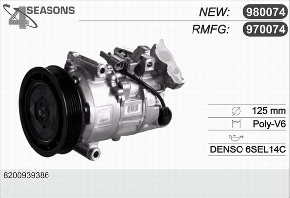 AHE 970074 - Compressore, Climatizzatore www.autoricambi360.it