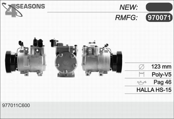 AHE 970071 - Compressore, Climatizzatore www.autoricambi360.it