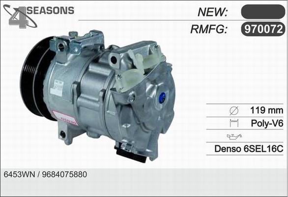 AHE 970072 - Compressore, Climatizzatore www.autoricambi360.it