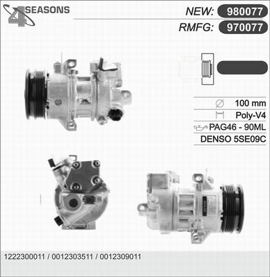 AHE 970077 - Compressore, Climatizzatore www.autoricambi360.it