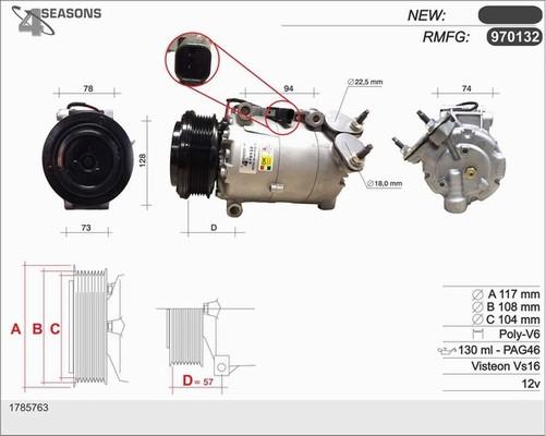 AHE 970132 - Compressore, Climatizzatore www.autoricambi360.it
