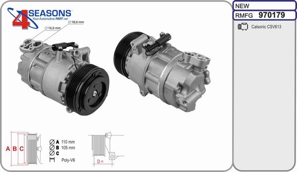 AHE 970179 - Compressore, Climatizzatore www.autoricambi360.it