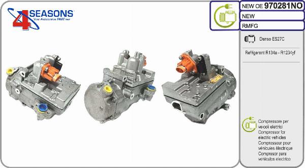 AHE 970281NO - Compressore, Climatizzatore www.autoricambi360.it