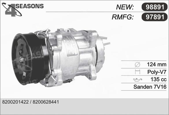 AHE 97891 - Compressore, Climatizzatore www.autoricambi360.it