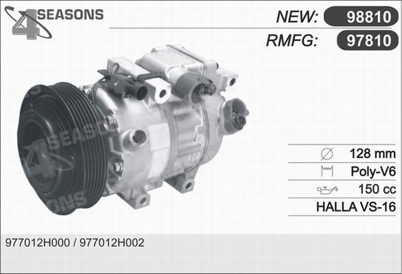 AHE 97810 - Compressore, Climatizzatore www.autoricambi360.it