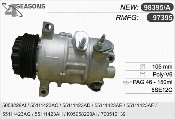 AHE 97395 - Compressore, Climatizzatore www.autoricambi360.it