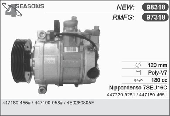 AHE 97318 - Compressore, Climatizzatore www.autoricambi360.it