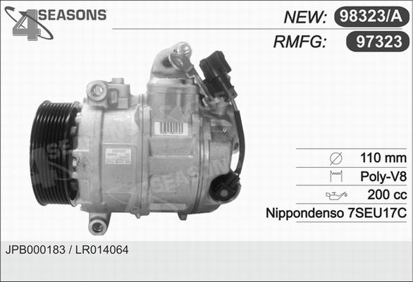 AHE 97323 - Compressore, Climatizzatore www.autoricambi360.it