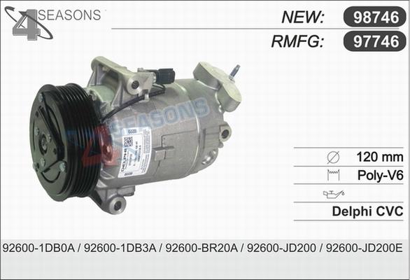 AHE 97746 - Compressore, Climatizzatore www.autoricambi360.it