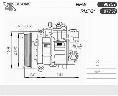 AHE 97757 - Compressore, Climatizzatore www.autoricambi360.it