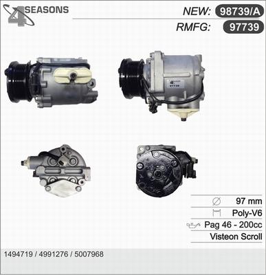 AHE 97739 - Compressore, Climatizzatore www.autoricambi360.it