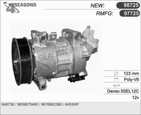 AHE 97725 - Compressore, Climatizzatore www.autoricambi360.it