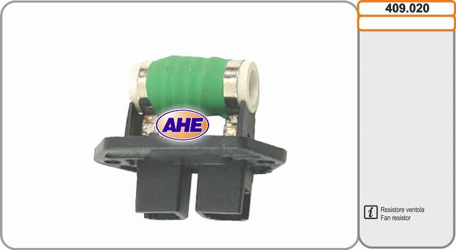 AHE 409.020 - Resistore addizionale, Elettromotore-Ventola radiatore www.autoricambi360.it