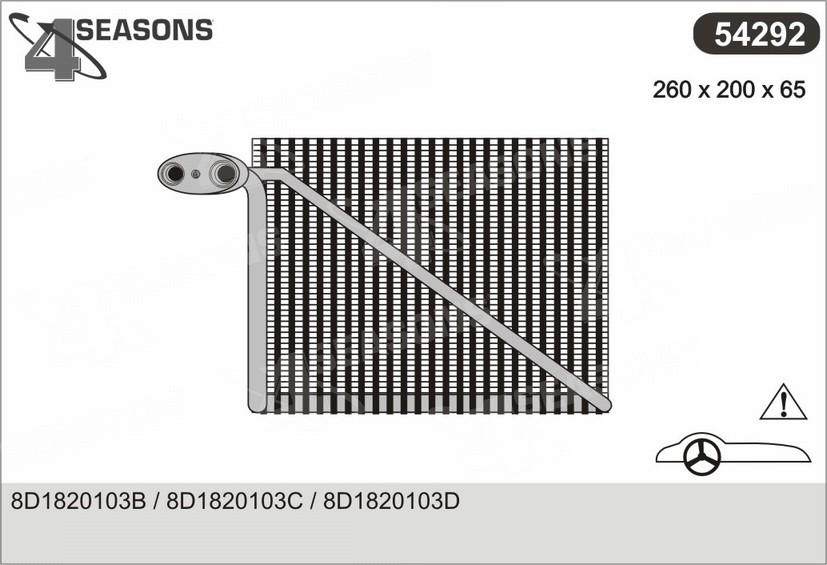 AHE 54292 - Evaporatore, Climatizzatore www.autoricambi360.it