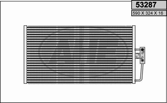 AHE 53287 - Condensatore, Climatizzatore www.autoricambi360.it