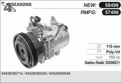 AHE 57498 - Compressore, Climatizzatore www.autoricambi360.it