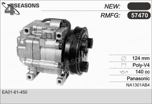 AHE 57470 - Compressore, Climatizzatore www.autoricambi360.it