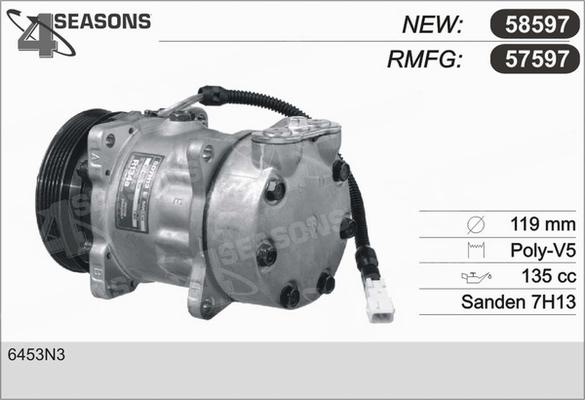 AHE 57597 - Compressore, Climatizzatore www.autoricambi360.it