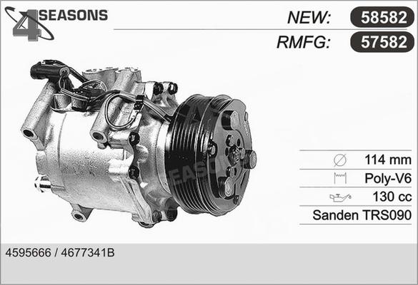 AHE 57582 - Compressore, Climatizzatore www.autoricambi360.it