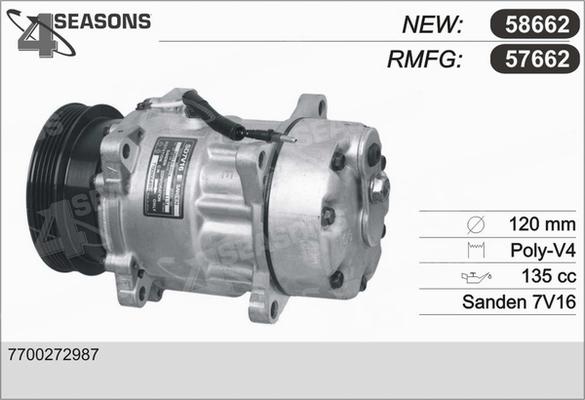 AHE 57662 - Compressore, Climatizzatore www.autoricambi360.it